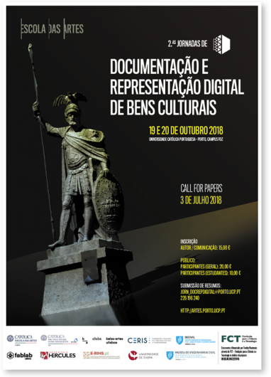 2ªs Jornadas Documentação e Representação Digital de Bens Culturais | Call for papers: 3 julho