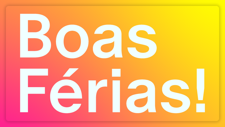 boas férias 2025
