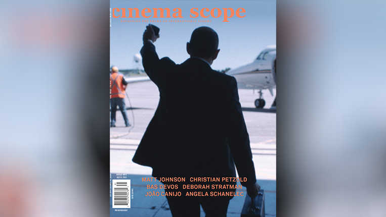 Cover of magazine "Cinema Scope" - Daniel Ribas article